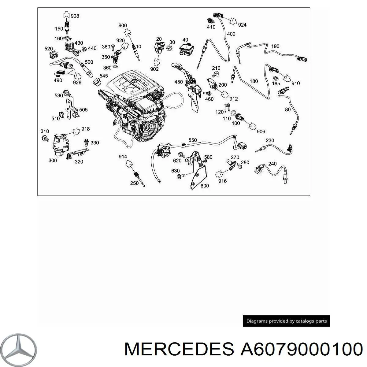 Купити A6079000100 Mercedes Реле свічок накалу