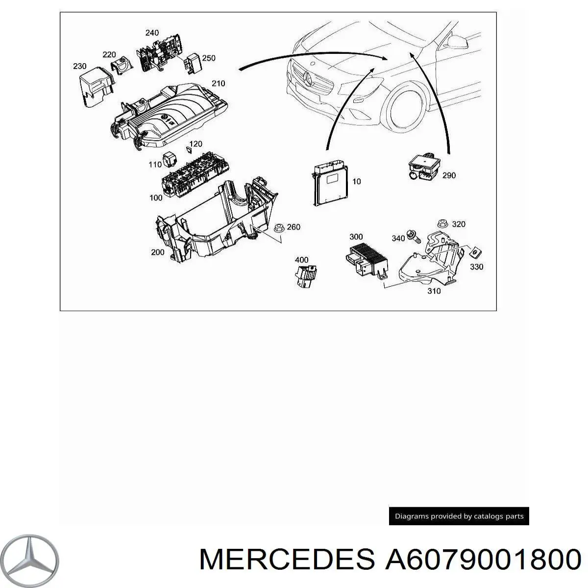 Радарний датчик дистанції Mercedes A6079001800 ціна, від 152.58 USD