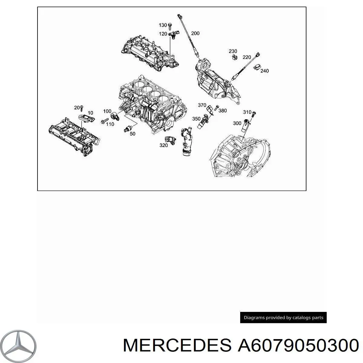 Купити A6079050300 Mercedes Датчик положення (оборотів) коленвалу