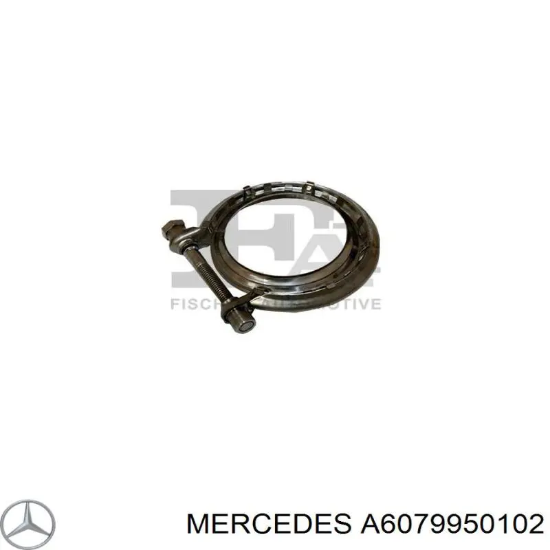 A6079950102 Mercedes хомут кріплення каталізатора до турбіни