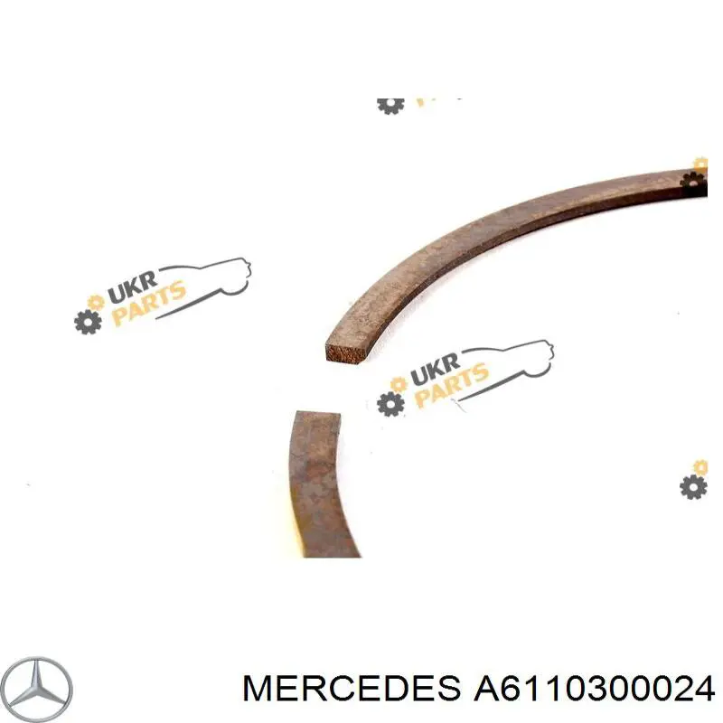 Купити A6110300024 Mercedes Кільця поршневі на 1 циліндр, STD.