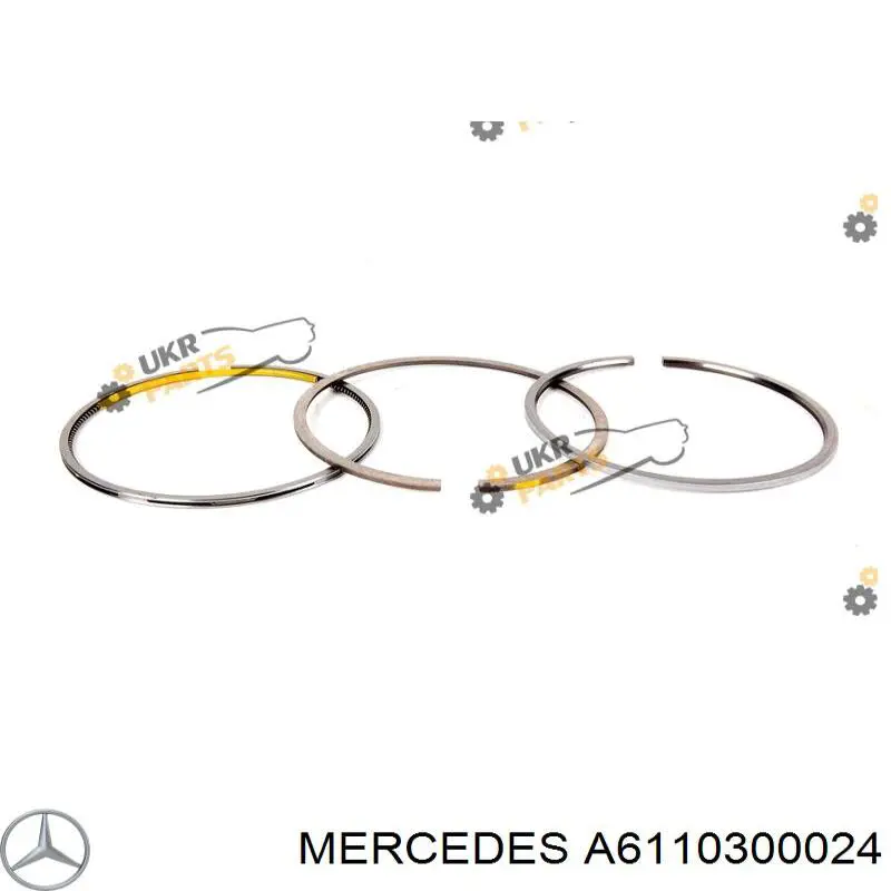 Кільця поршневі на 1 циліндр, STD. Mercedes A6110300024 ціна, від 18.14 USD