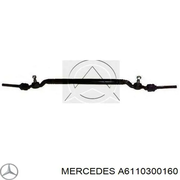 Купити A6110300160 Mercedes Вкладиші колінвала, шатунні, комплект, 1-й ремонт (+0,25)