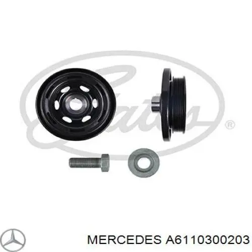 Шків колінвала (демпфер ) Mercedes A6110300203 ціна, від 22.50 USD