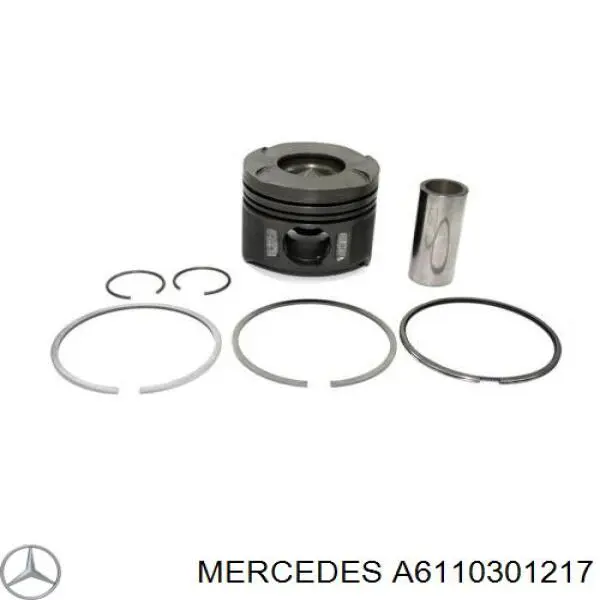 Поршень в комплекті на 1 циліндр, STD Mercedes A6110301217 ціна, від 25.33 USD