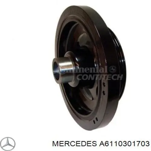 Шків колінвала (демпфер ) Mercedes A6110301703 ціна, від 19.38 USD