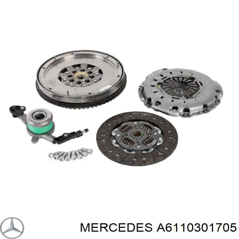 Купити A6110301705 Mercedes Маховик із зубчастим ободом в зборі