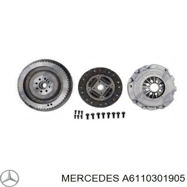 Купити A6110301905 Mercedes Маховик із зубчастим ободом в зборі