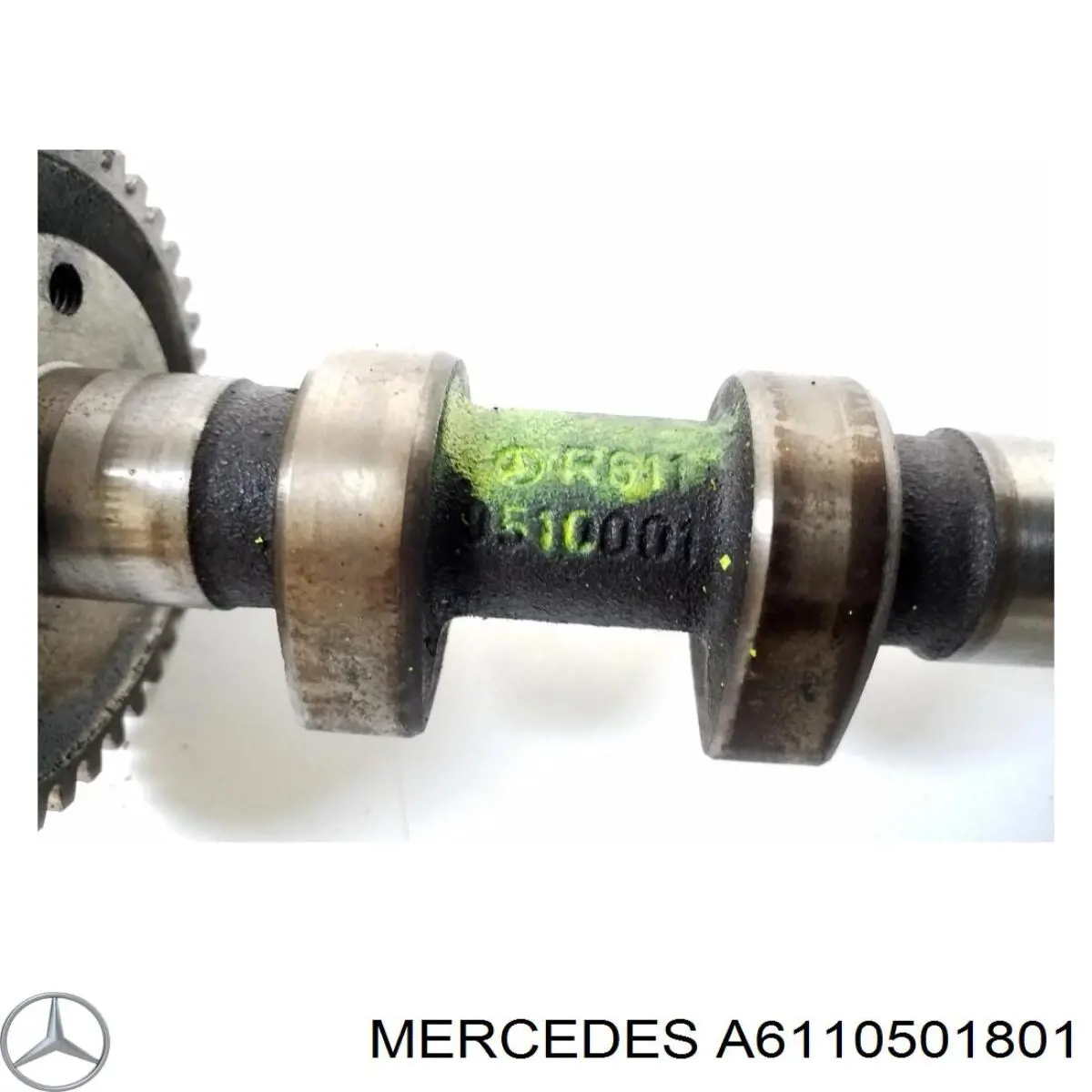 Розподільний вал двигуна випускний Mercedes A6110501801 ціна, від 42.18 USD