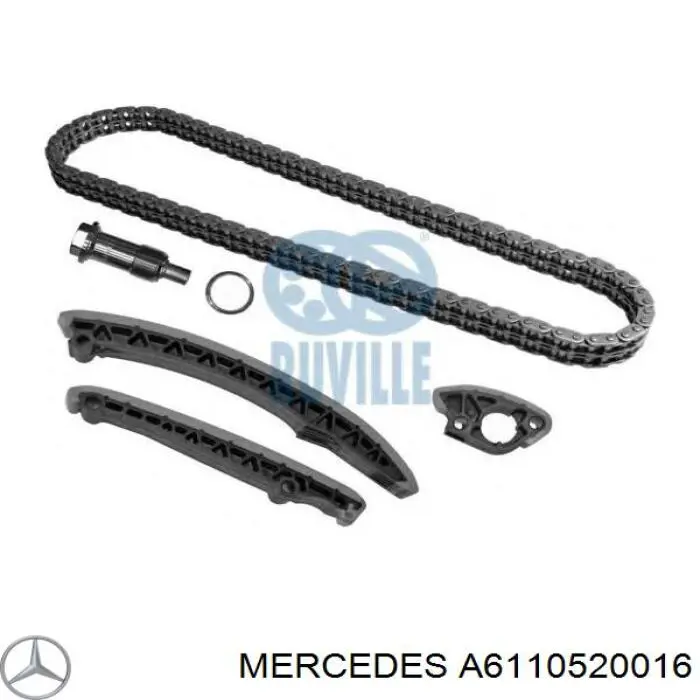 Купити A6110520016 Mercedes Башмак натягувача ланцюга ГРМ