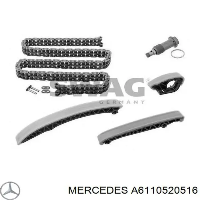 A6110520516 Mercedes заспокоювач ланцюга грм