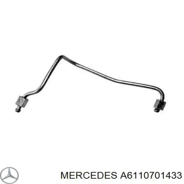 Трубка паливна, від ПНВТ до паливної рейки Mercedes A6110701433 ціна, від 8.08 USD