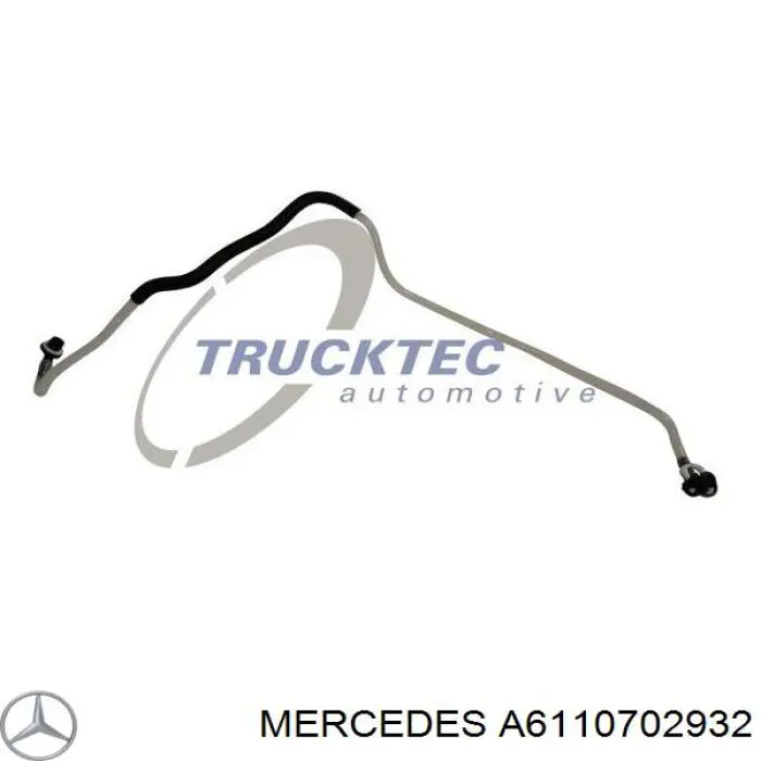 Трубка паливна, від ПНВТ до паливної рейки Mercedes A6110702932 ціна, від 19.21 USD