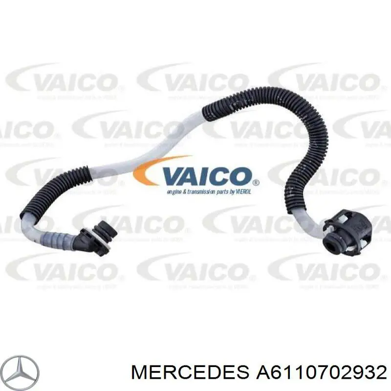 Купити A6110702932 Mercedes Трубка паливна, від ПНВТ до паливної рейки