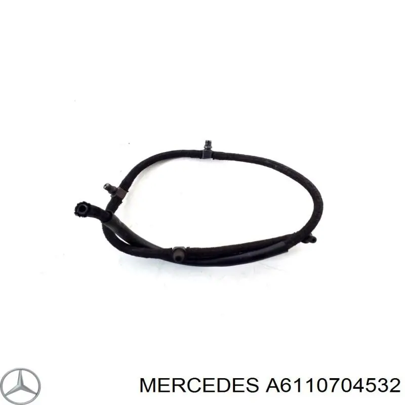 Купити A6110704532 Mercedes Трубка паливна, зворотня від форсунок