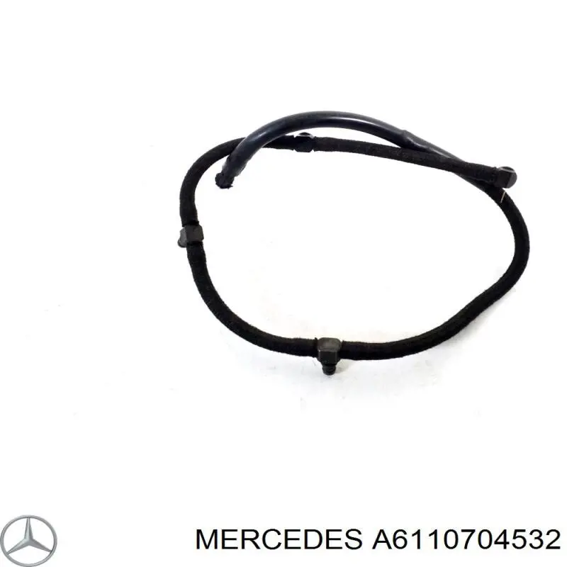 A6110704532 Mercedes Трубка паливна, зворотня від форсунок