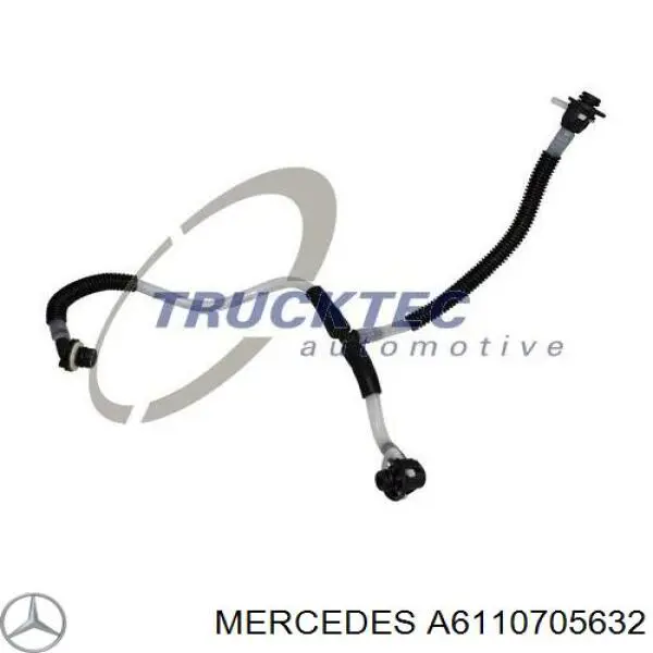 Купити A6110705632 Mercedes Трубка паливна від паливопідкачуючого насоса до клапану відсічення палива