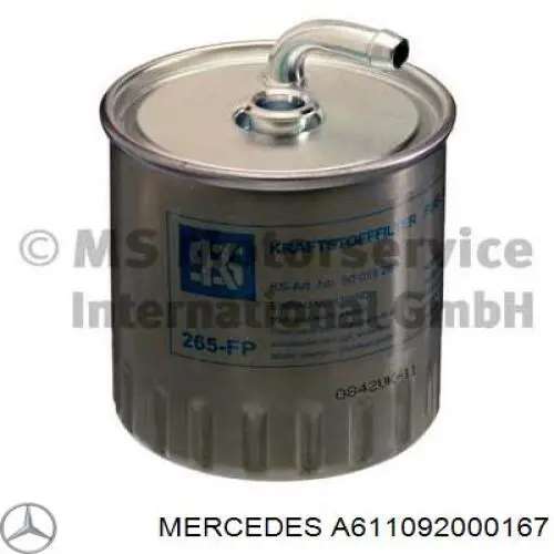 Фільтр тонкого очищення палива Mercedes A611092000167 ціна, від 16.12 USD