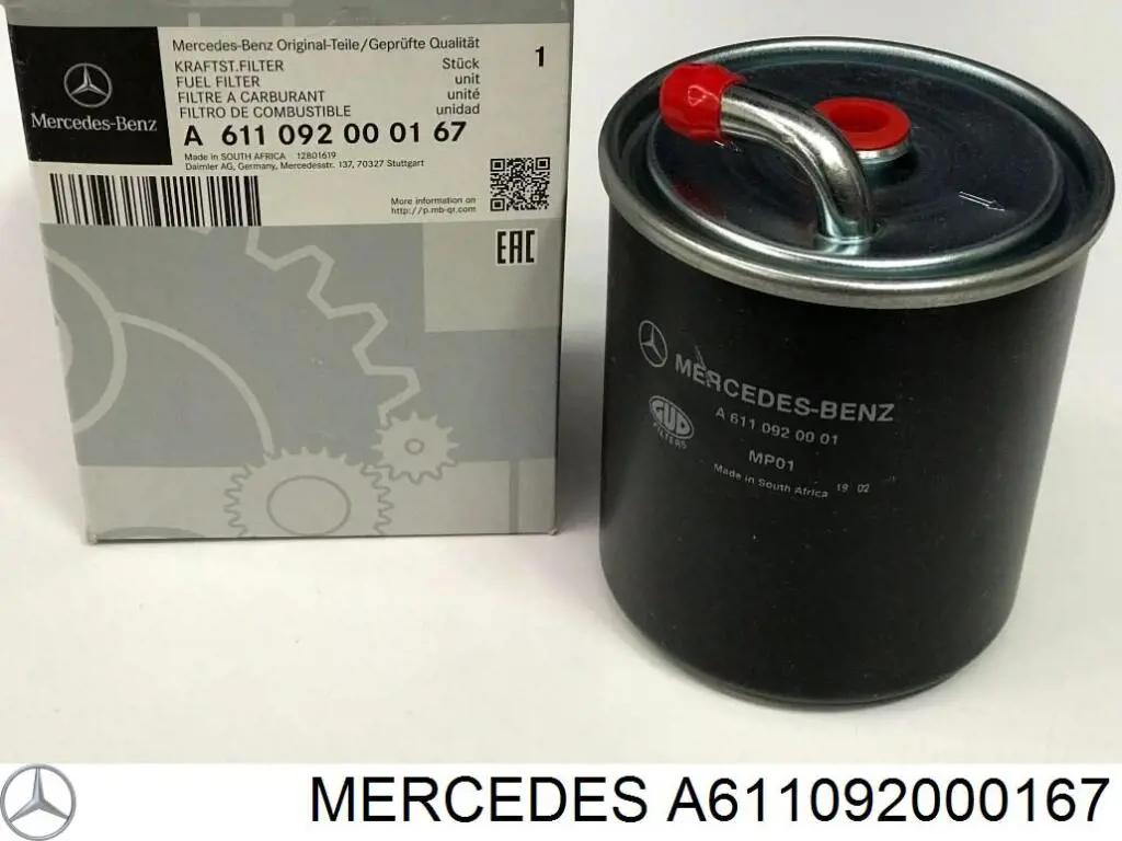 Купити A611092000167 Mercedes Фільтр-відстійник палива грубої очистки