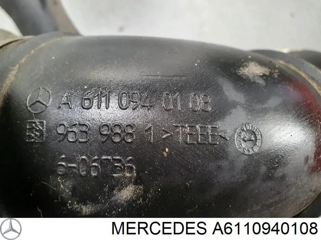 A6110940108 Mercedes Патрубок повітряний, вихід повітряного фільтра