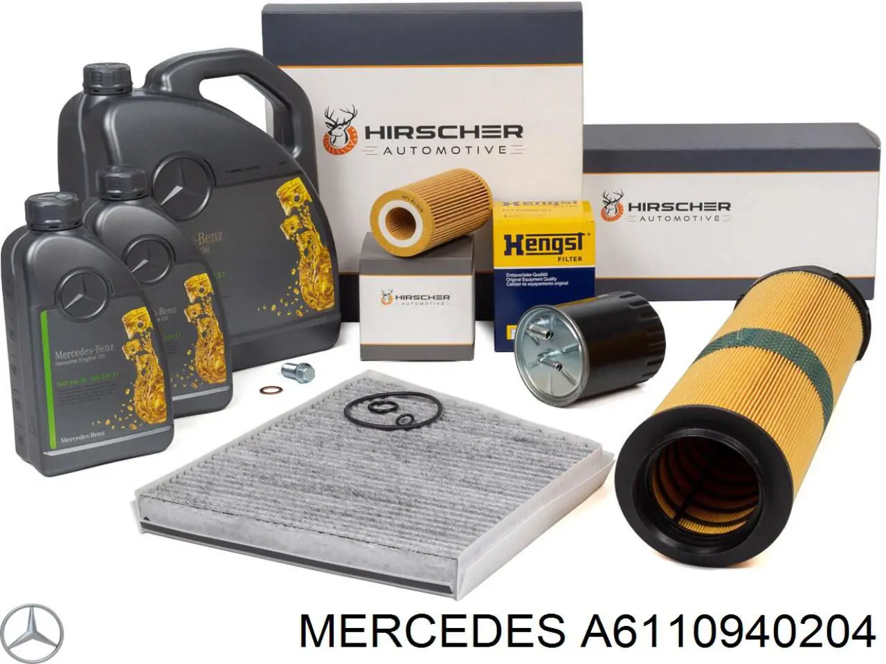 Елемент повітряного фільтра Mercedes A6110940204 ціна, від 16.59 USD