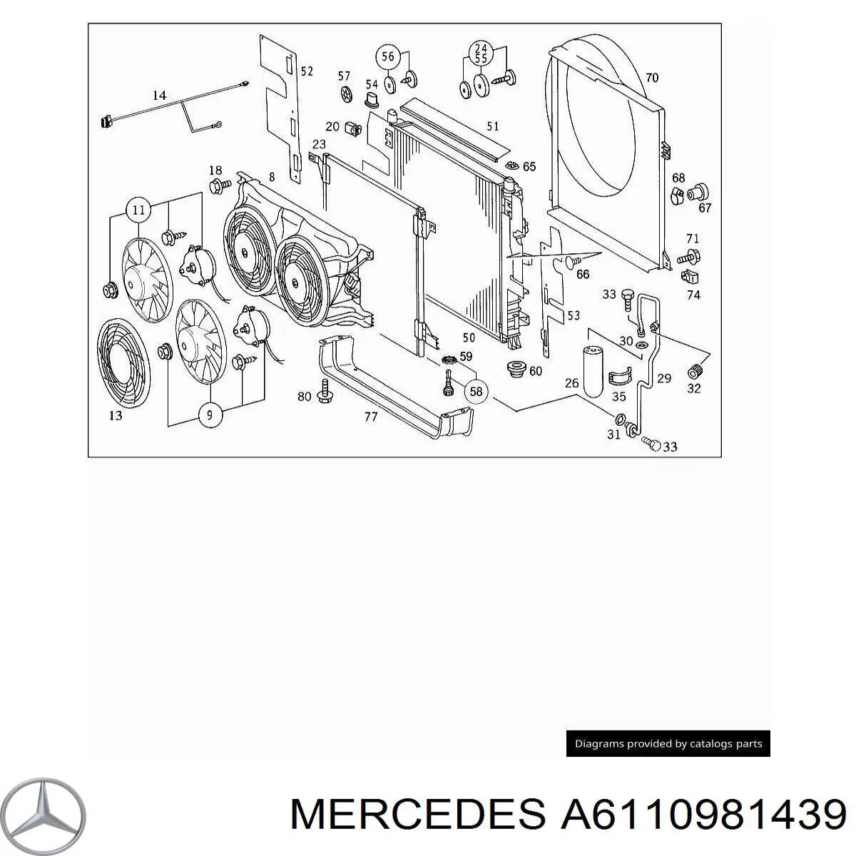 A6110981439 Mercedes 