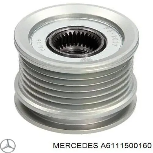 Шків генератора A6111500160 Mercedes