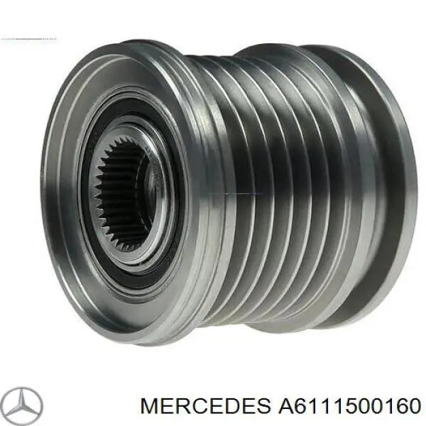 Шків генератора A6111500160 Mercedes