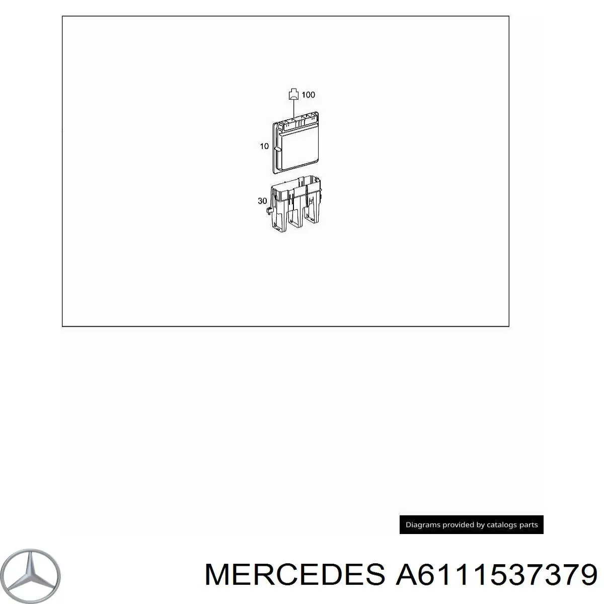 Модуль (блок) керування (ЕБУ) двигуном на Mercedes C (W203)