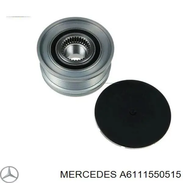 Шків генератора A6111550515 Mercedes