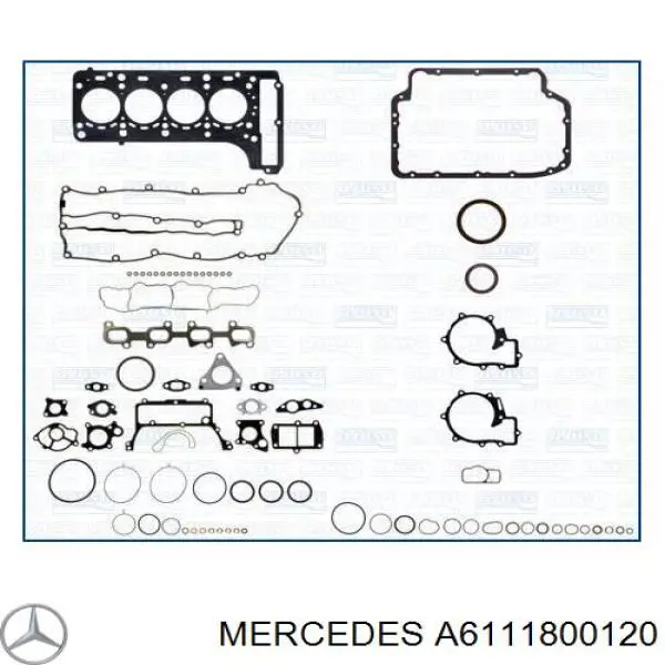 A6111800120 Mercedes трубка/шланг подачі масла до турбіни