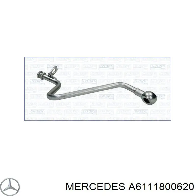 A6111800620 Mercedes трубка/шланг подачі масла до турбіни