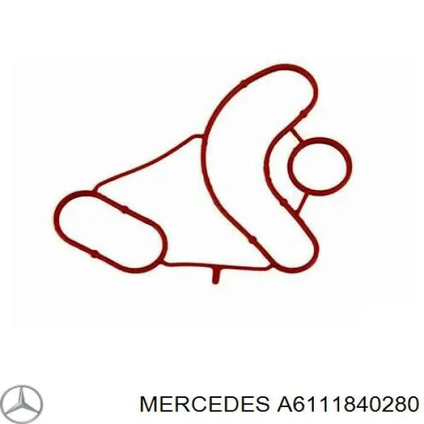 A6111840280 Mercedes прокладка радіатора масляного