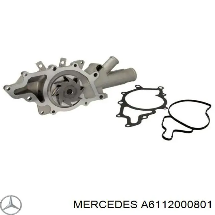 Помпа охолодження Mercedes A6112000801 ціна, від 52.92 USD