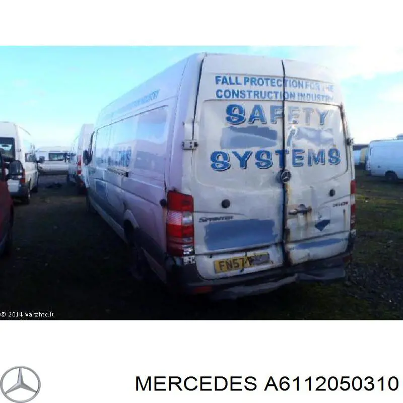 Шків помпи A6112050310 Mercedes