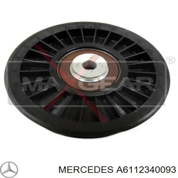 Ролик приводного ременя, паразитний Mercedes A6112340093 ціна, від 13.66 USD