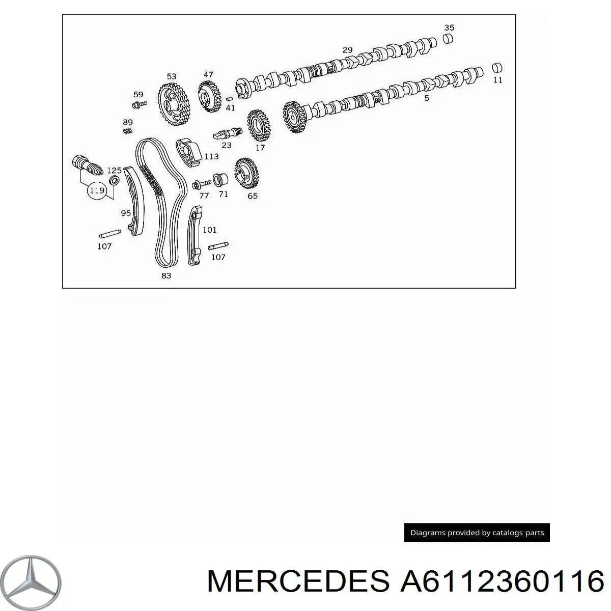A6112360116 Mercedes 