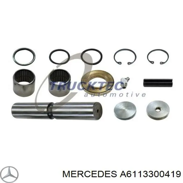 Шворінь колеса Mercedes A6113300419 ціна, від 45.87 USD