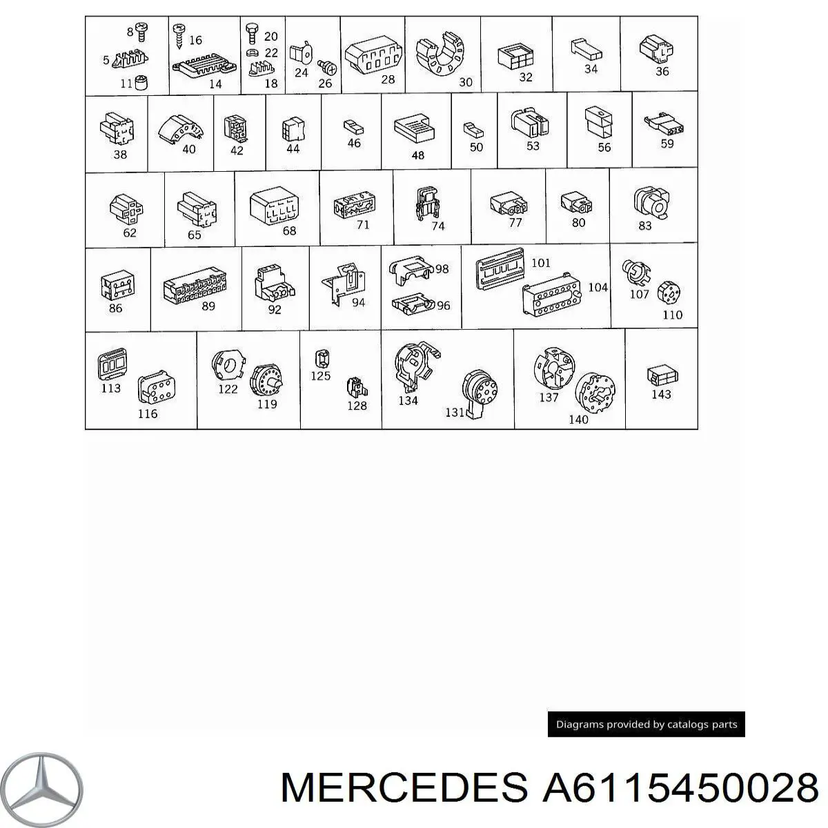 A6115450028 Mercedes 