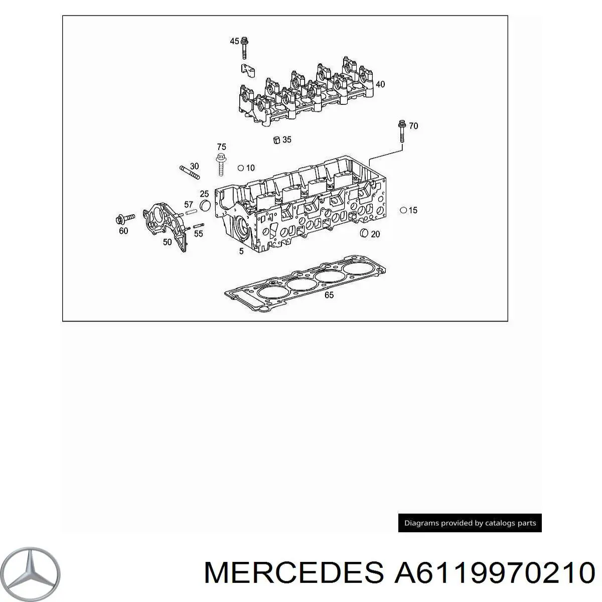 A6119970210 Mercedes 