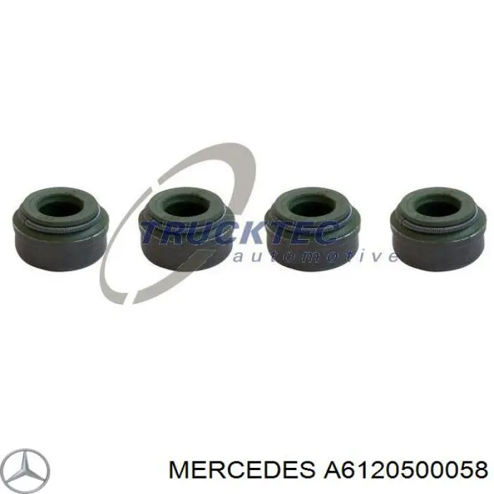 A6120500058 Mercedes сальник клапана (маслознімний, впуск/випуск, комплект на мотор)