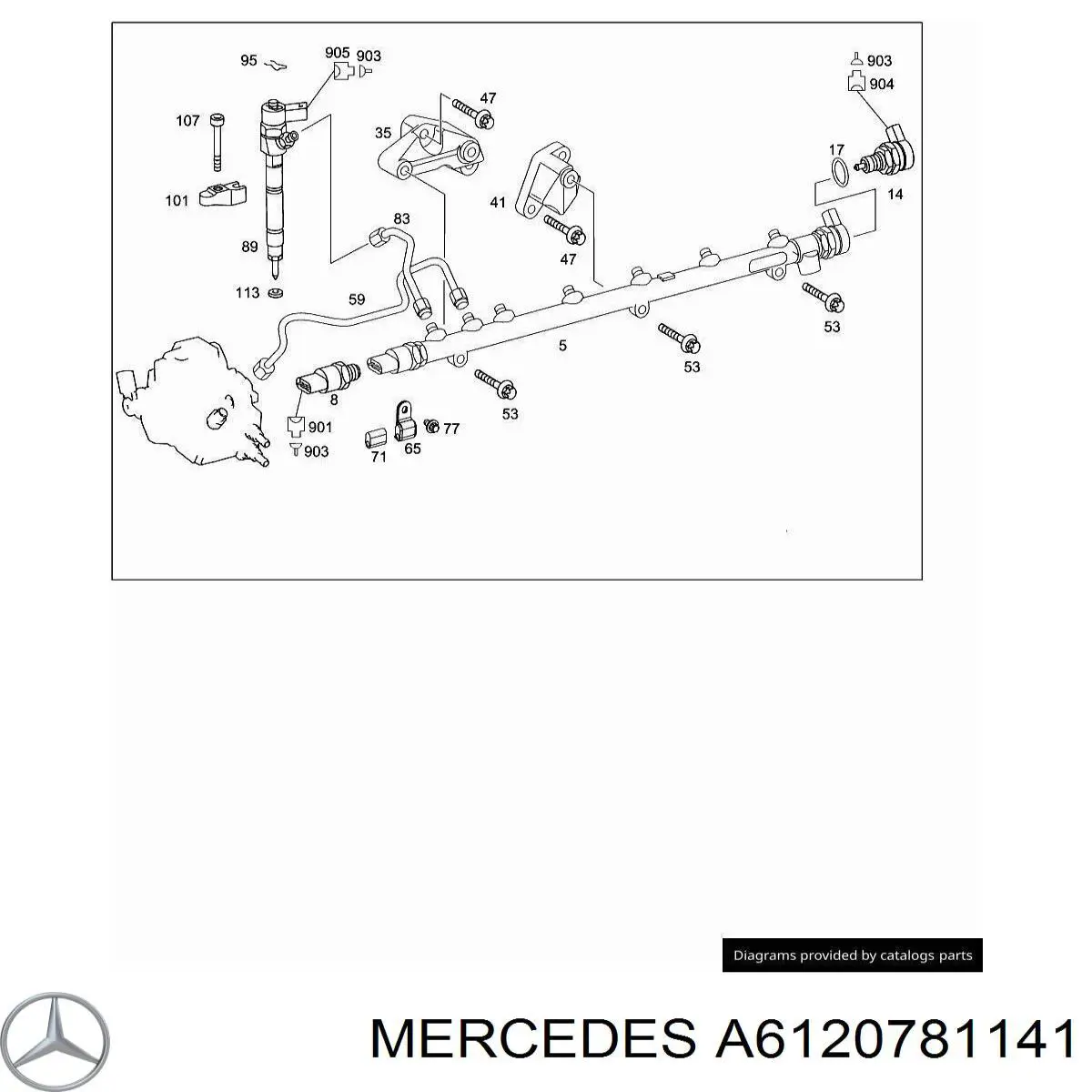 A6120781141 Mercedes 
