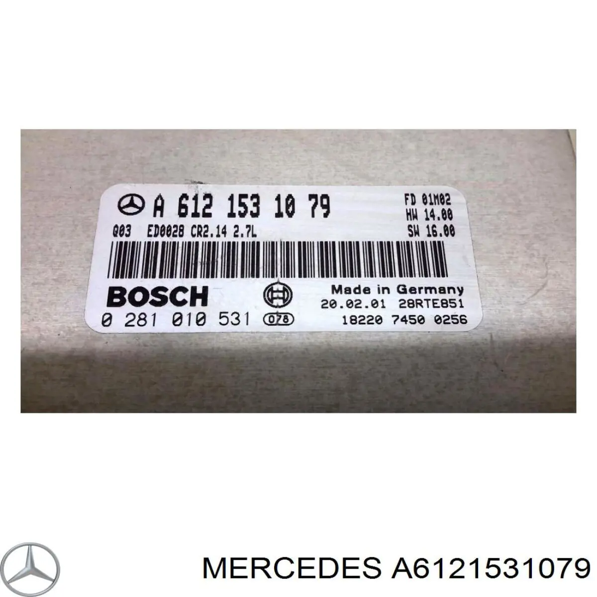 Купити A6121531079 Mercedes Модуль управління двигуном