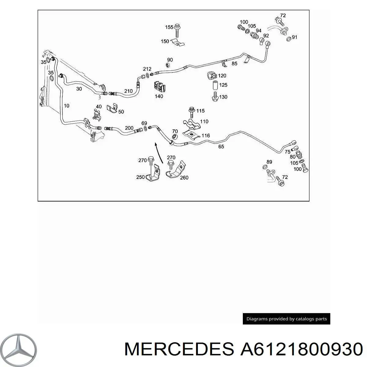 A6121800930 Mercedes 
