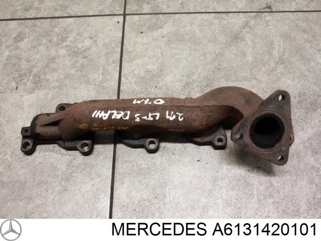 Газопроводи (колектор випускний) Mercedes A6131420101 ціна, від 10.71 USD