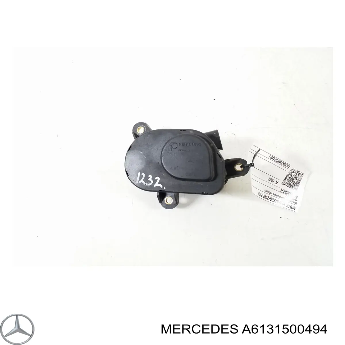 A6131500494 Mercedes клапан/ актуатор приводу заслінки egr