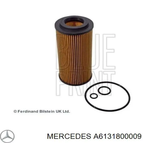 Масляний фільтр двигуна Mercedes A6131800009 ціна, від 9.09 USD