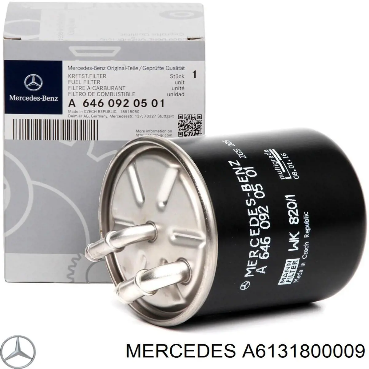 A6131800009 Mercedes Фільтр масла