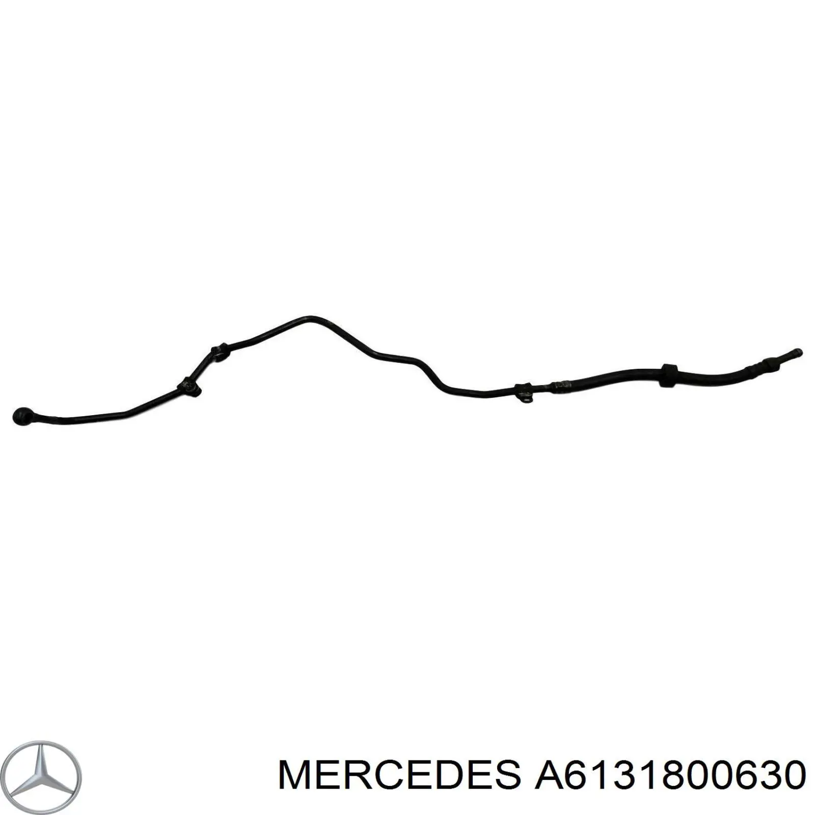 A6131800630 Mercedes Трубка/шланг охолодження АКПП, обратка
