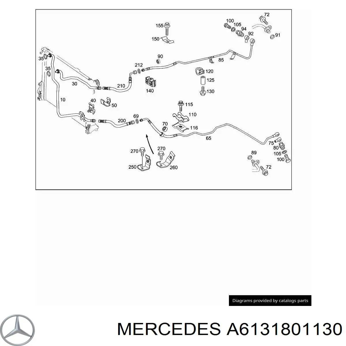 A6131801130 Mercedes 